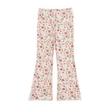 Berry Floral Flare Legging