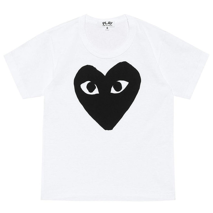 White Black Heart Eyes T-Shirt