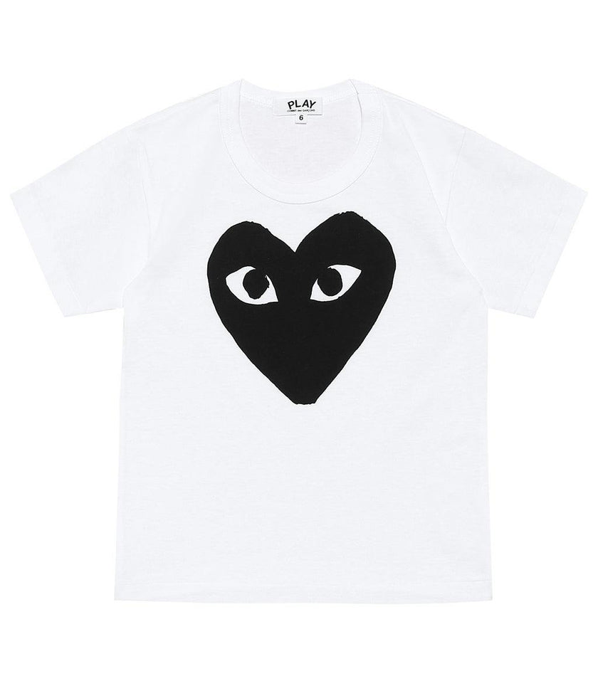 White Black Heart Eyes T-Shirt