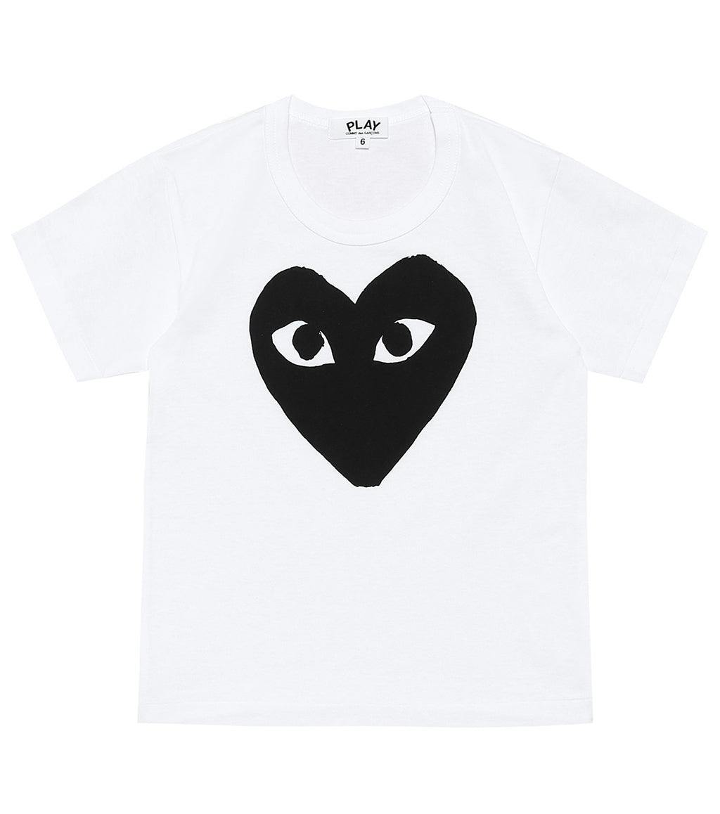 White Black Heart Eyes T-Shirt
