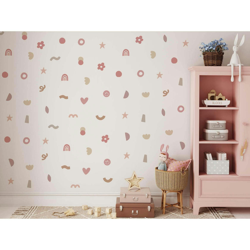 Peel & Stick Fabric Wall Stickers