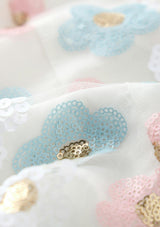 Gabrielle Frill Sequin Mini Dress