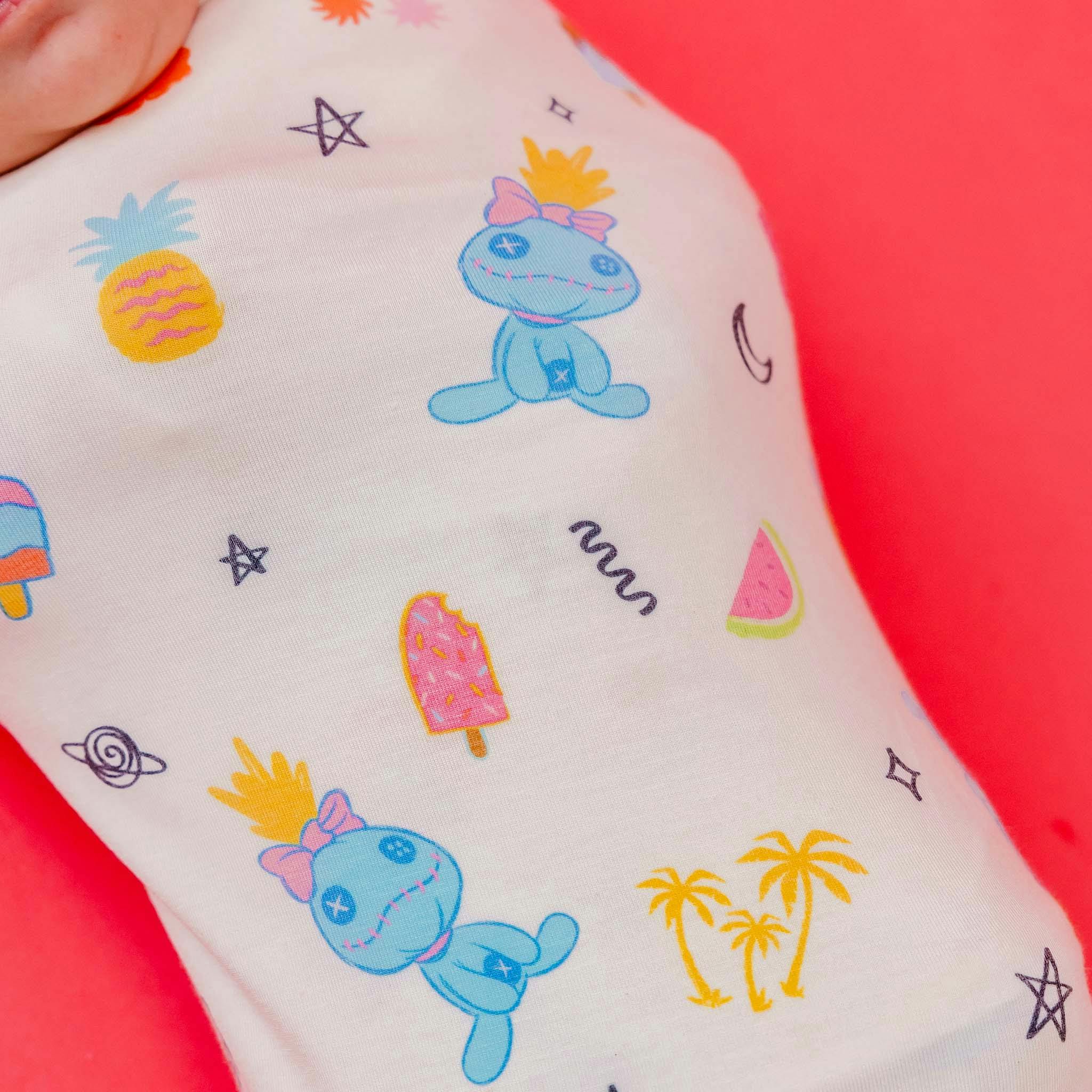 Knit Swaddle Blanket - Disney Scrump Dreamsicles