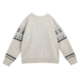 Light Grey Reindeer Cardigan