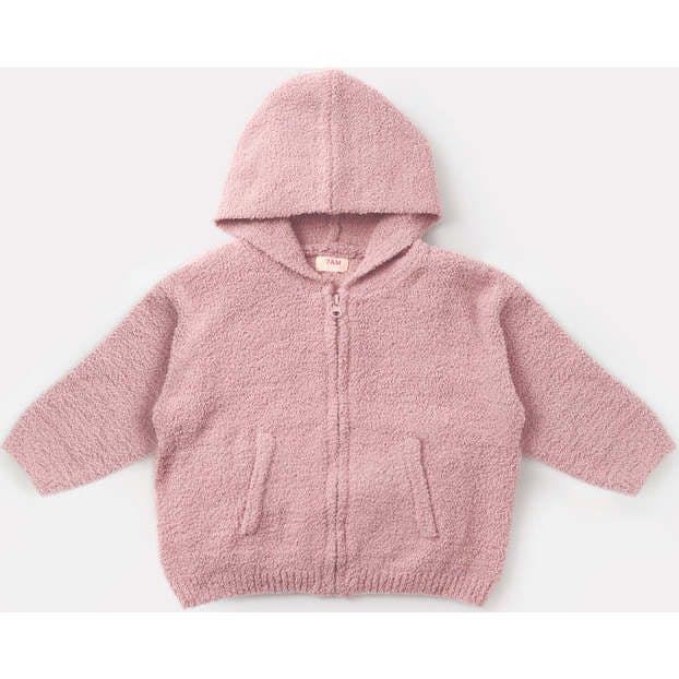 Baby Girls Fuzzy Zip-Up Hoodie
