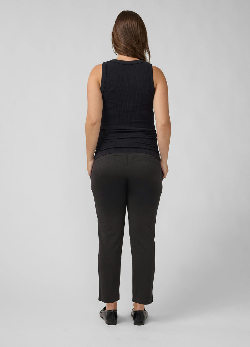 Slim Leg Ponte Maternity Ankle Pant