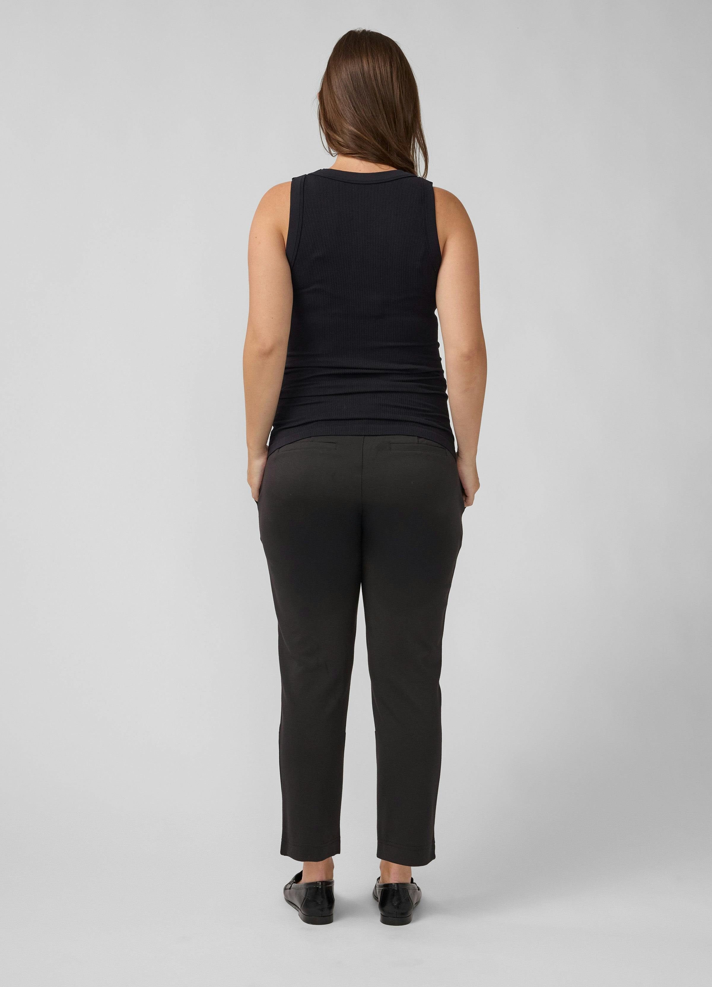 Slim Leg Ponte Maternity Ankle Pant