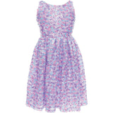 Purple Party Sequins Dress