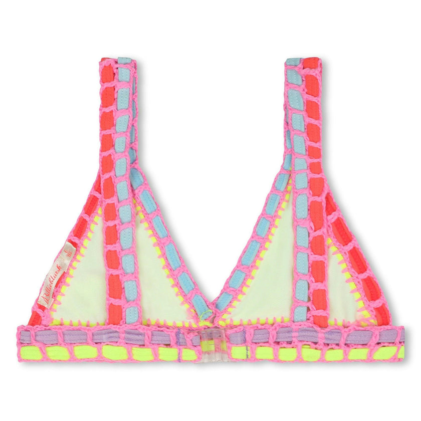 Yellow Crochet Trim Bikini