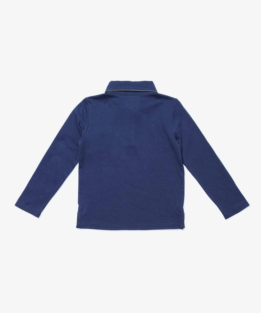 Parker Polo, Navy with Navy Piping