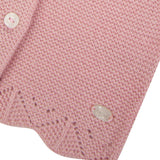 TARTINE ET CHOCOLAT Openwork Baby Cardigan - Blush
