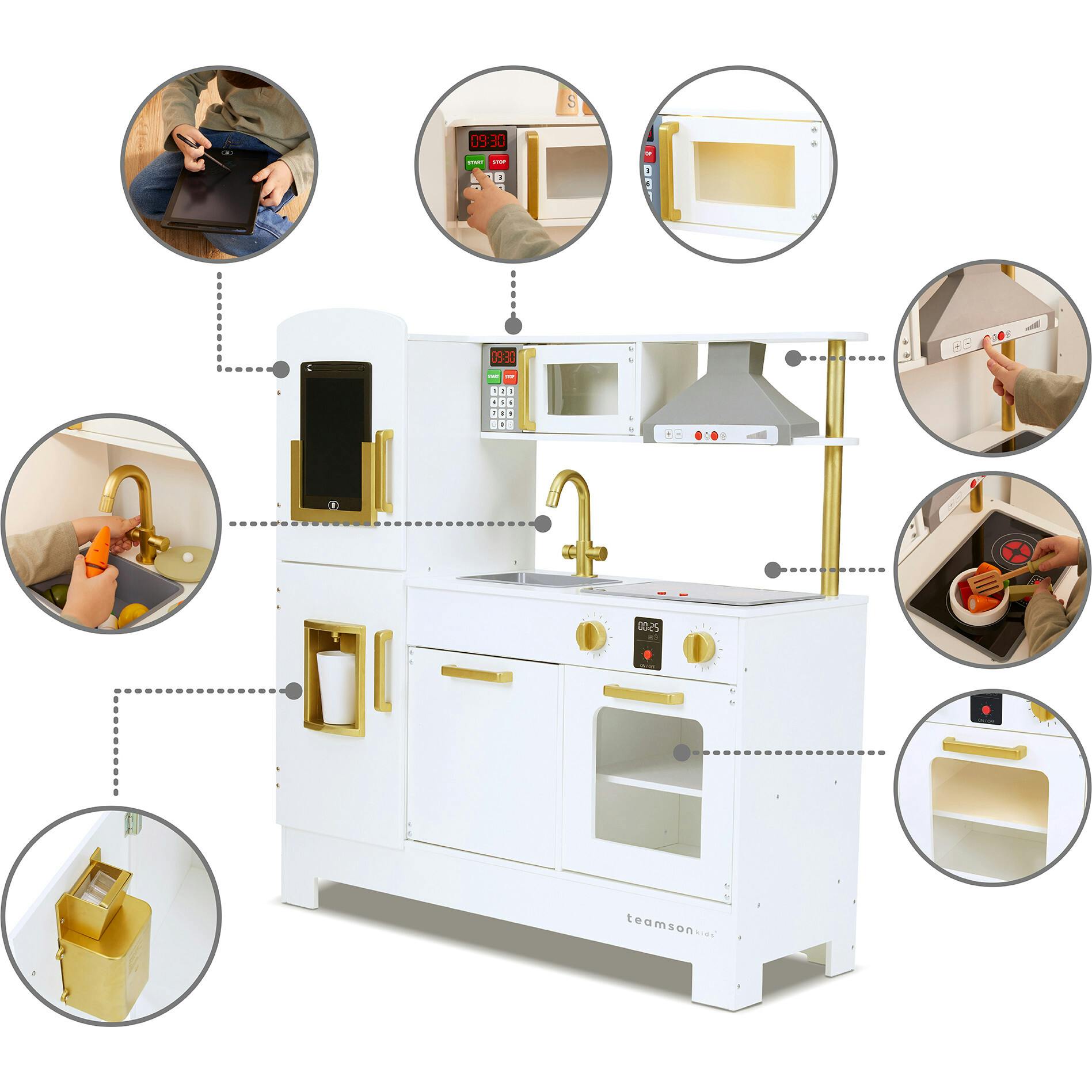 Teamson Kids - Little Chef Munich Retro Play Kitchen