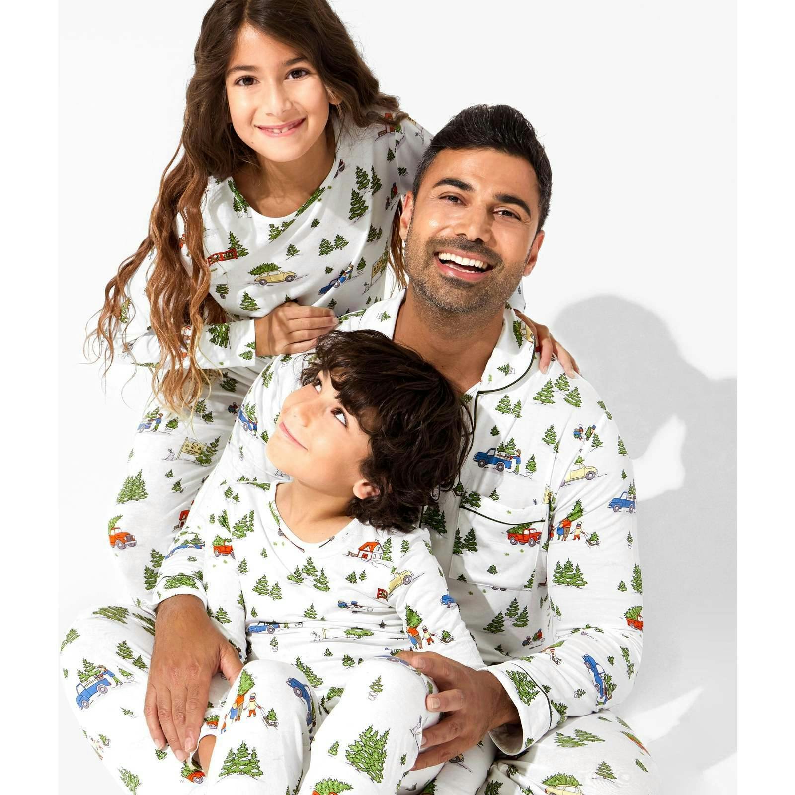 Christmas Tree Farm Bamboo Men's Pajama Set
