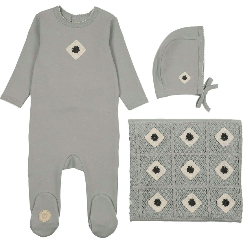 Geo-Floral Layette Set
