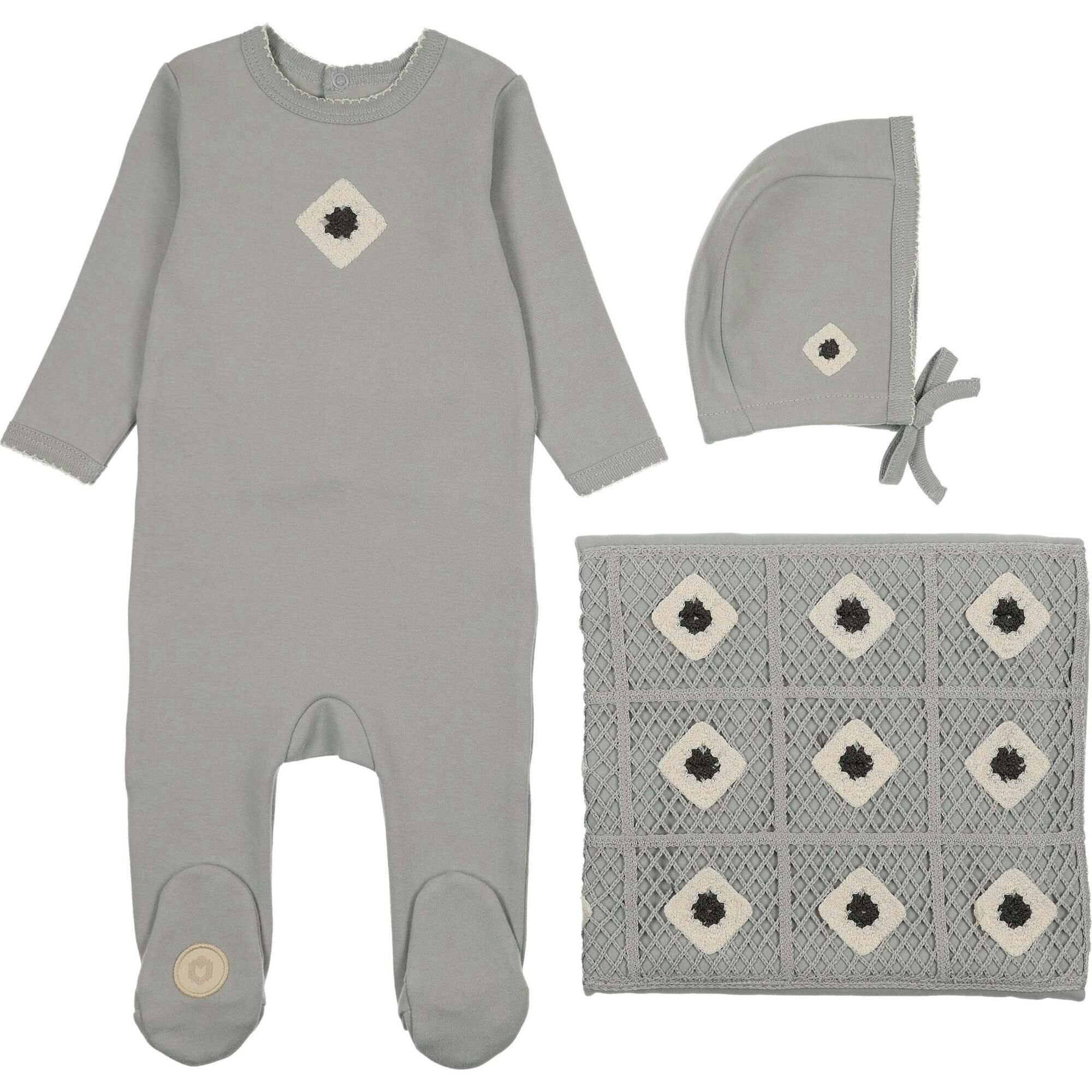Geo-Floral Layette Set