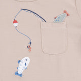Gone Fishing - Crew Neck Tee with Cargo Short