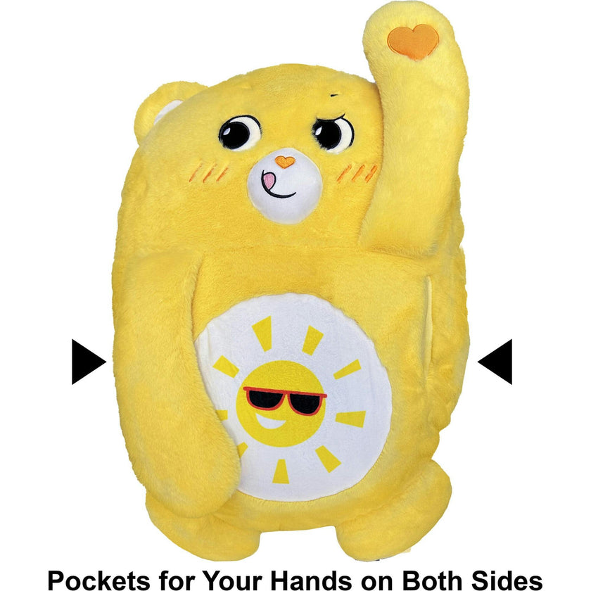 Happy Nappers: Care Bears Pillow Pocket Pal - Funshine