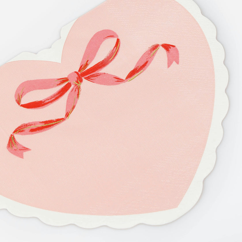 Coquette Heart Large Napkins