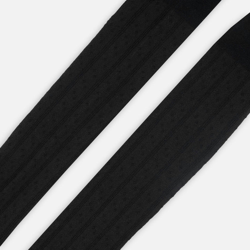 Baby Cable Tights Black