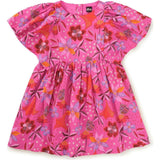 Sleeve Twirl Dress, Pink