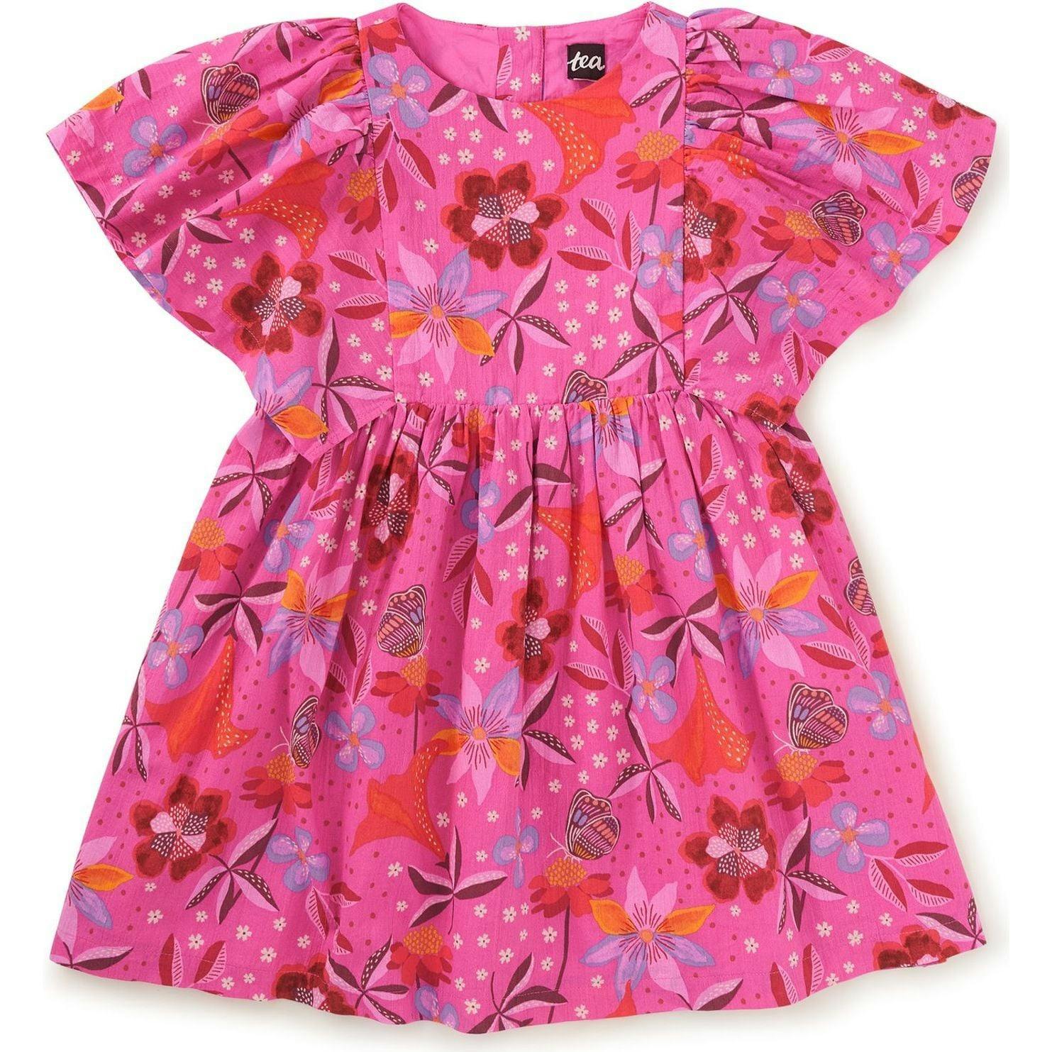 Sleeve Twirl Dress, Pink