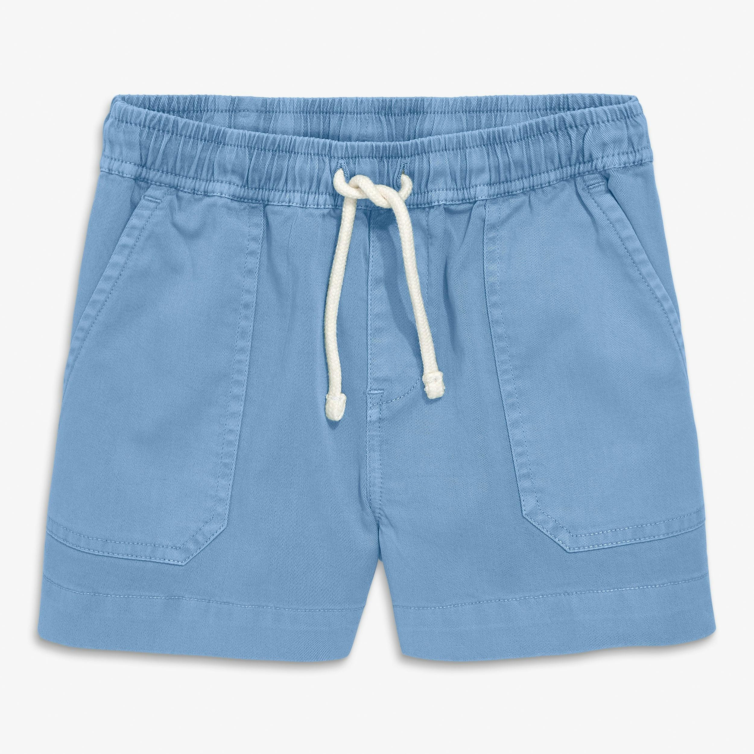 Kids garment dyed stretch chino midi short