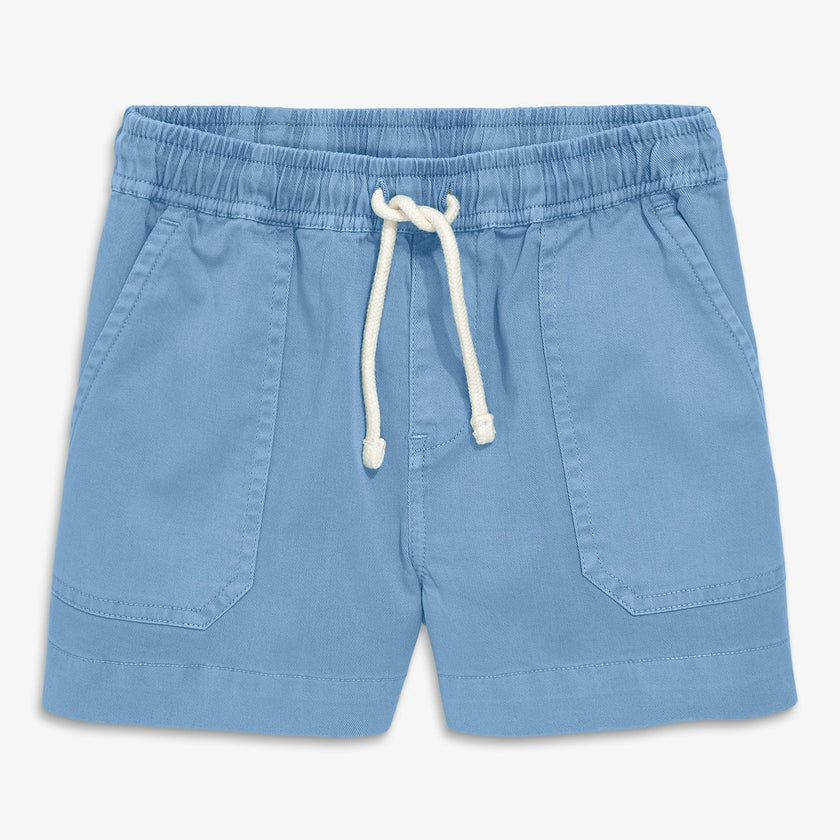 Kids garment dyed stretch chino midi short