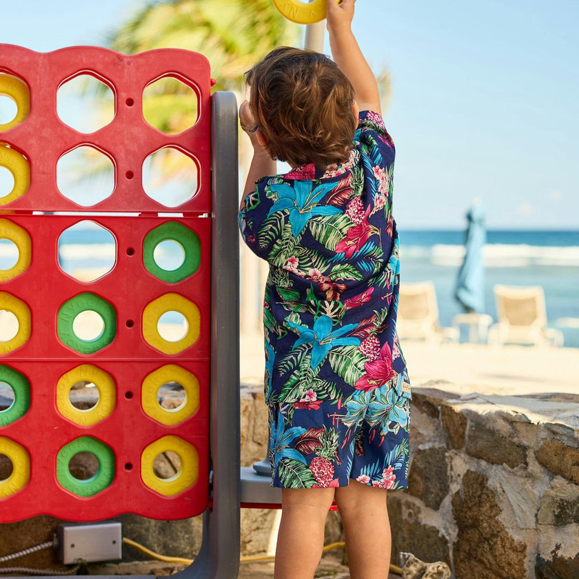 The Flower Hour - Boys Swim Trunks UPF 50+