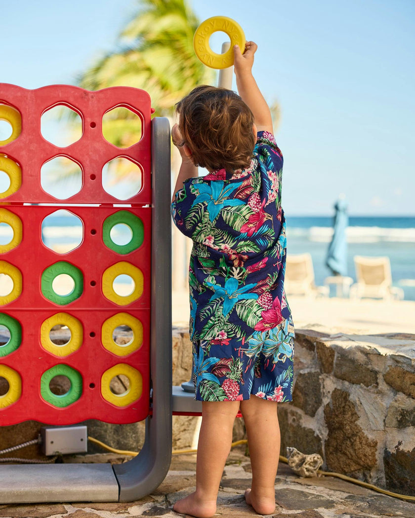 The Flower Hour - Boys Swim Trunks UPF 50+