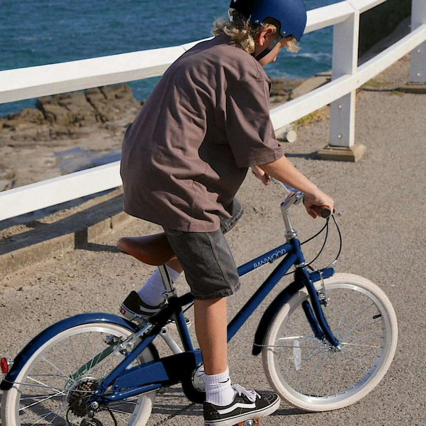 BANWOOD 20" CLASSIC BICYCLE VINTAGE - NAVY BLUE