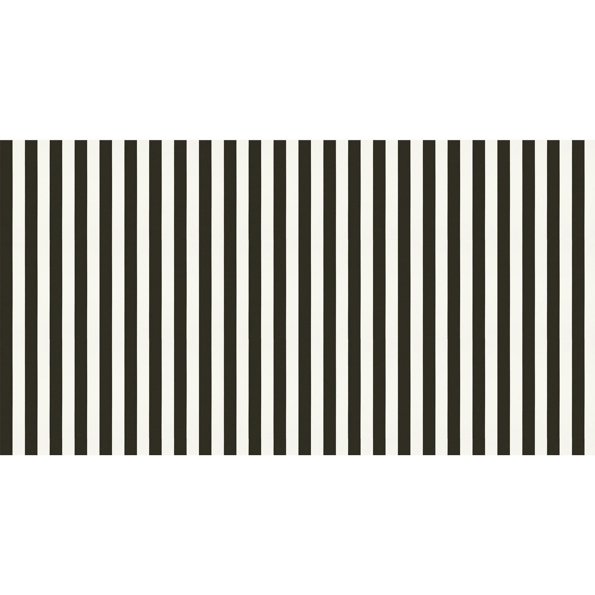 Black Striped Tablecloth