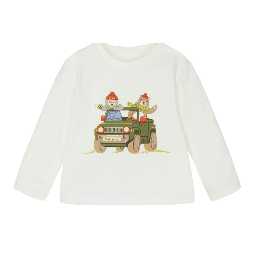 Cream Magic Jeep Graphic T-Shirt