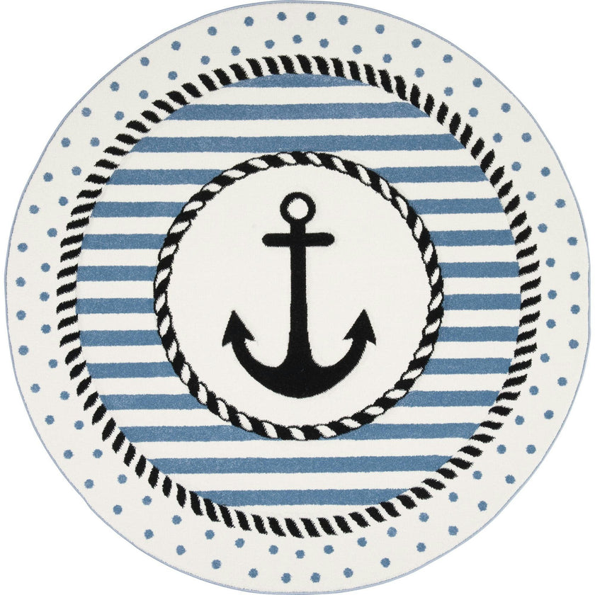Carousel Kids Sailor Rug, Navy