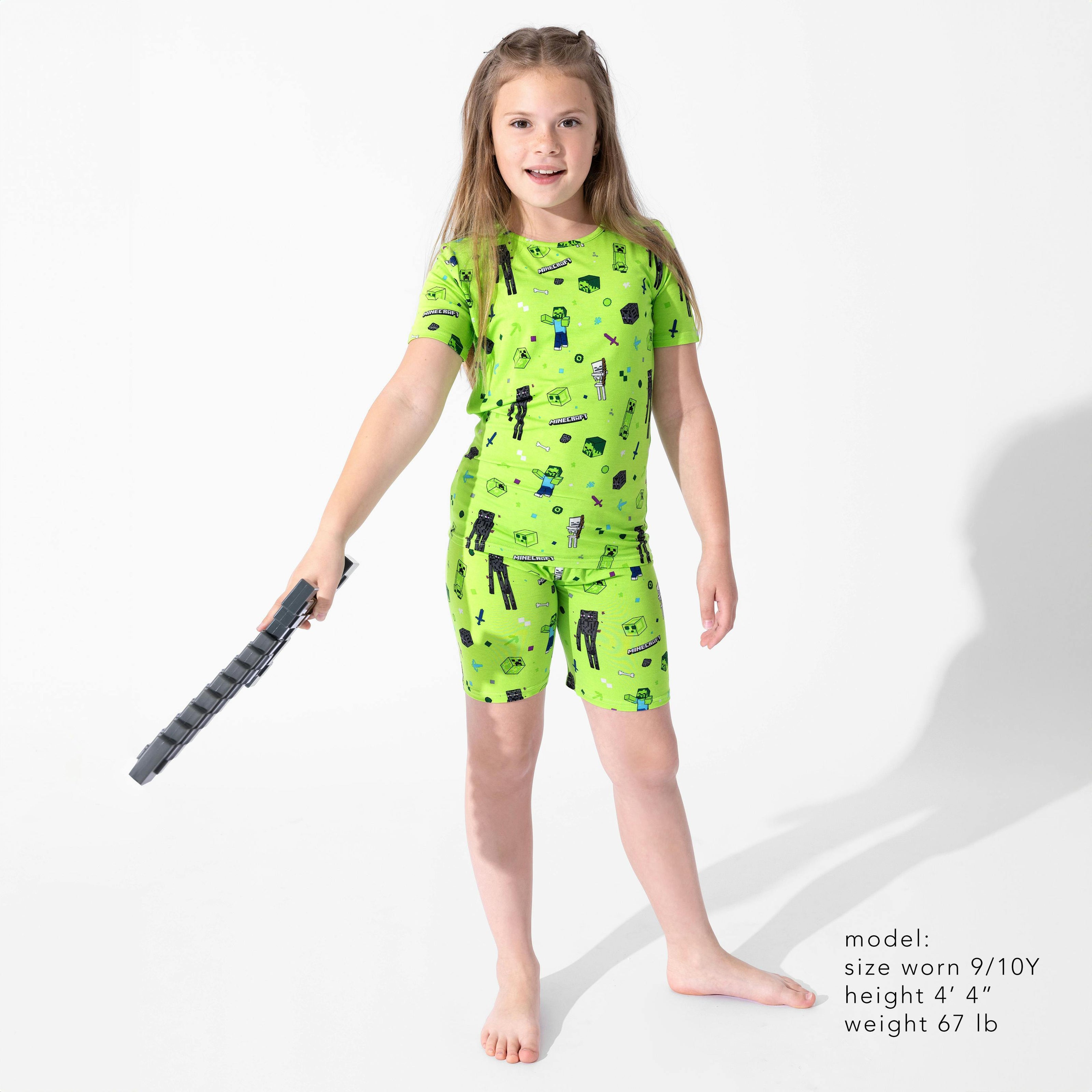 Minecraft Mob Squad Kids Pajama Short Set