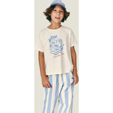 Mipounet SS26 Claude, Pant Ecru Blue