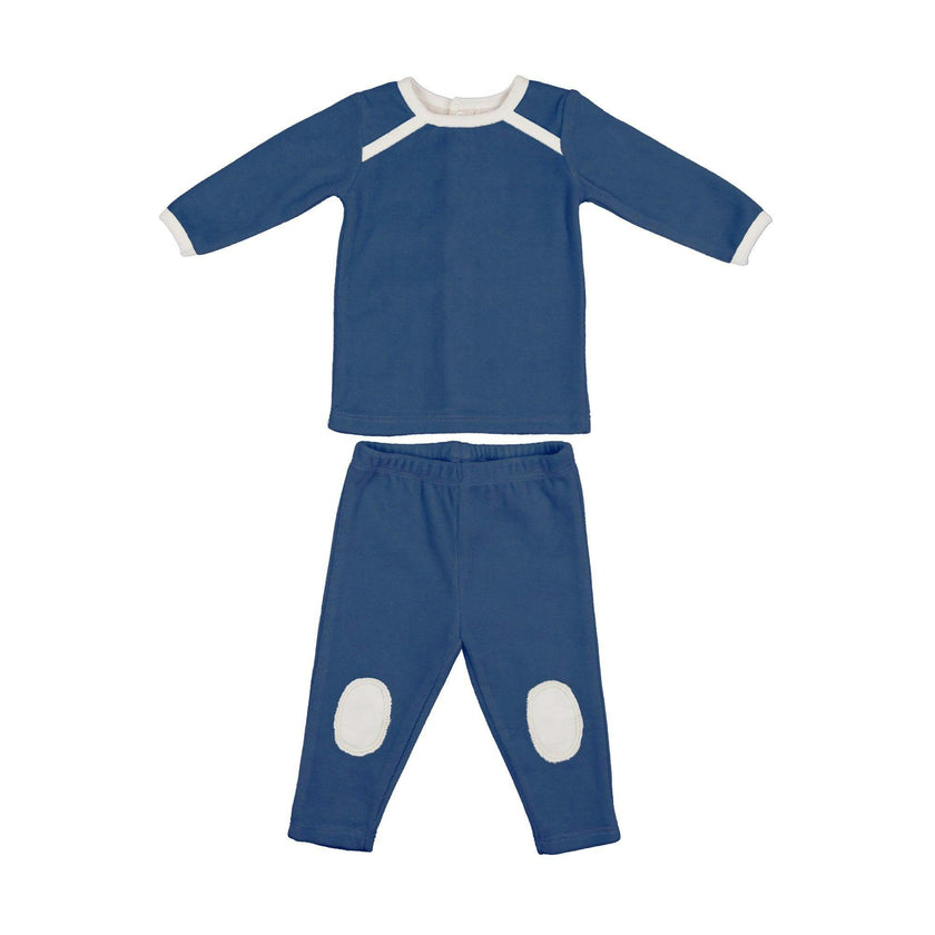 Velour Patch Lounge Set
