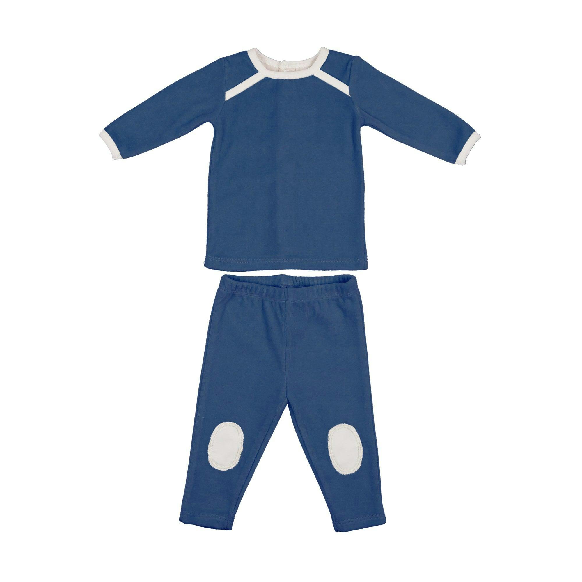 Velour Patch Lounge Set