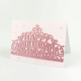 Wearable Pink Tiara Birthday Card