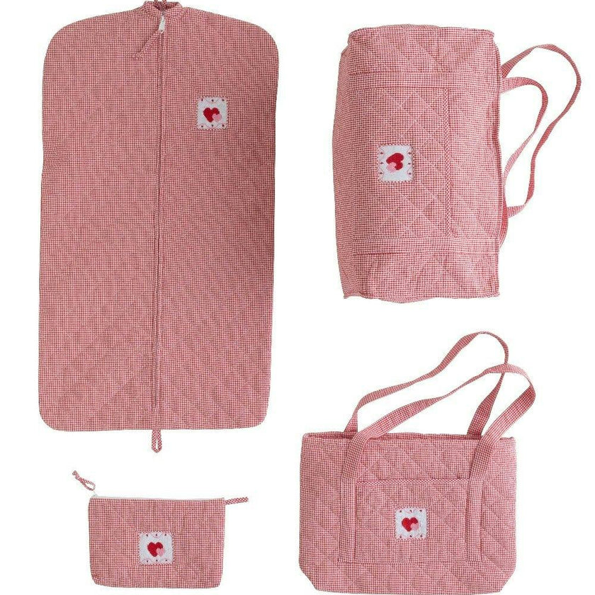 Quilted Luggage - Hearts