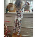 The Organic Long Sleeve Pajama Set [Monster Mash]
