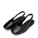 Ester Square Cap Toes Sling Back Sandals