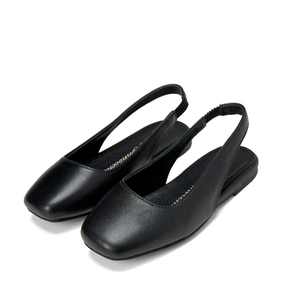 Ester Square Cap Toes Sling Back Sandals