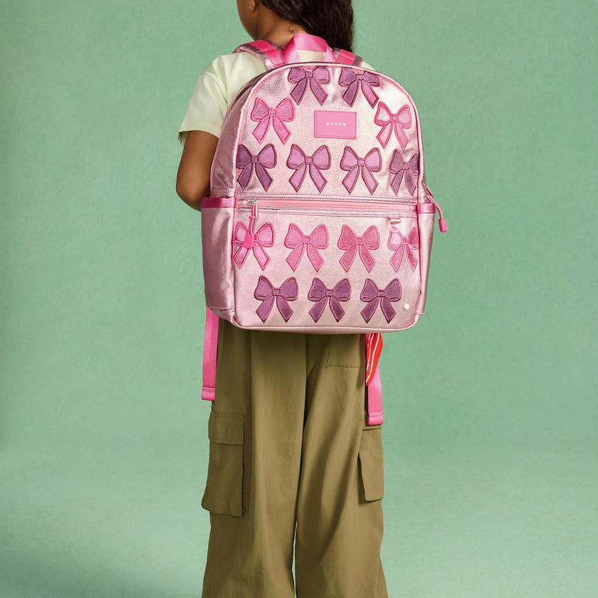 Kane Backpack, Metallic Patchwork Bows