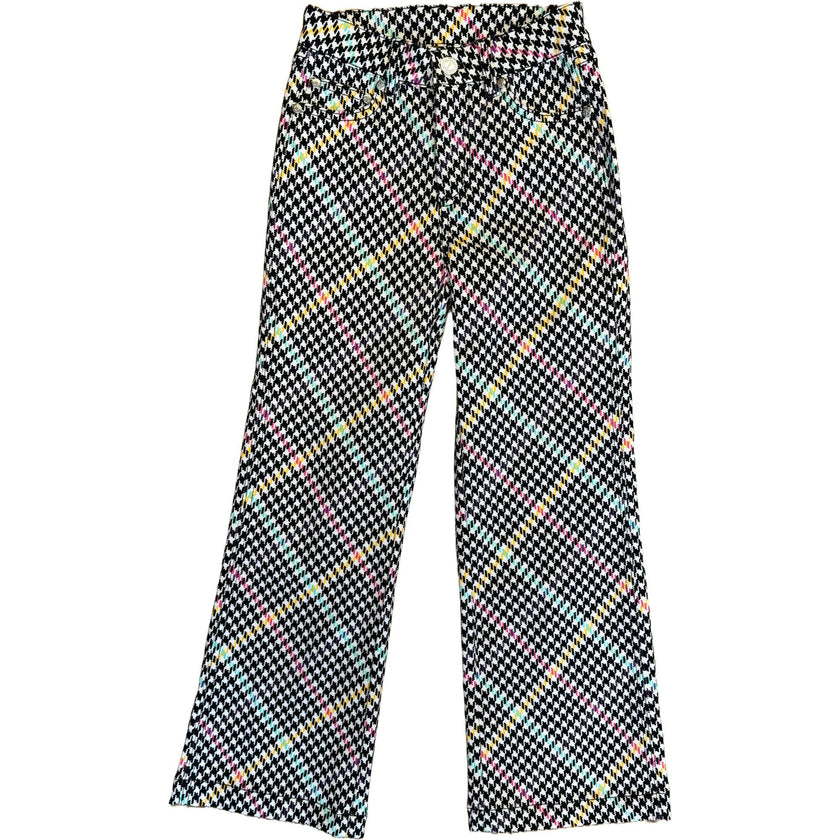 Girls Hi-Shine Mid Rise Slim Band Twill Pant