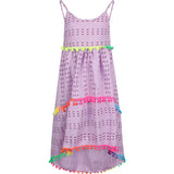 St. Barths Pom Pom High Low Dress
