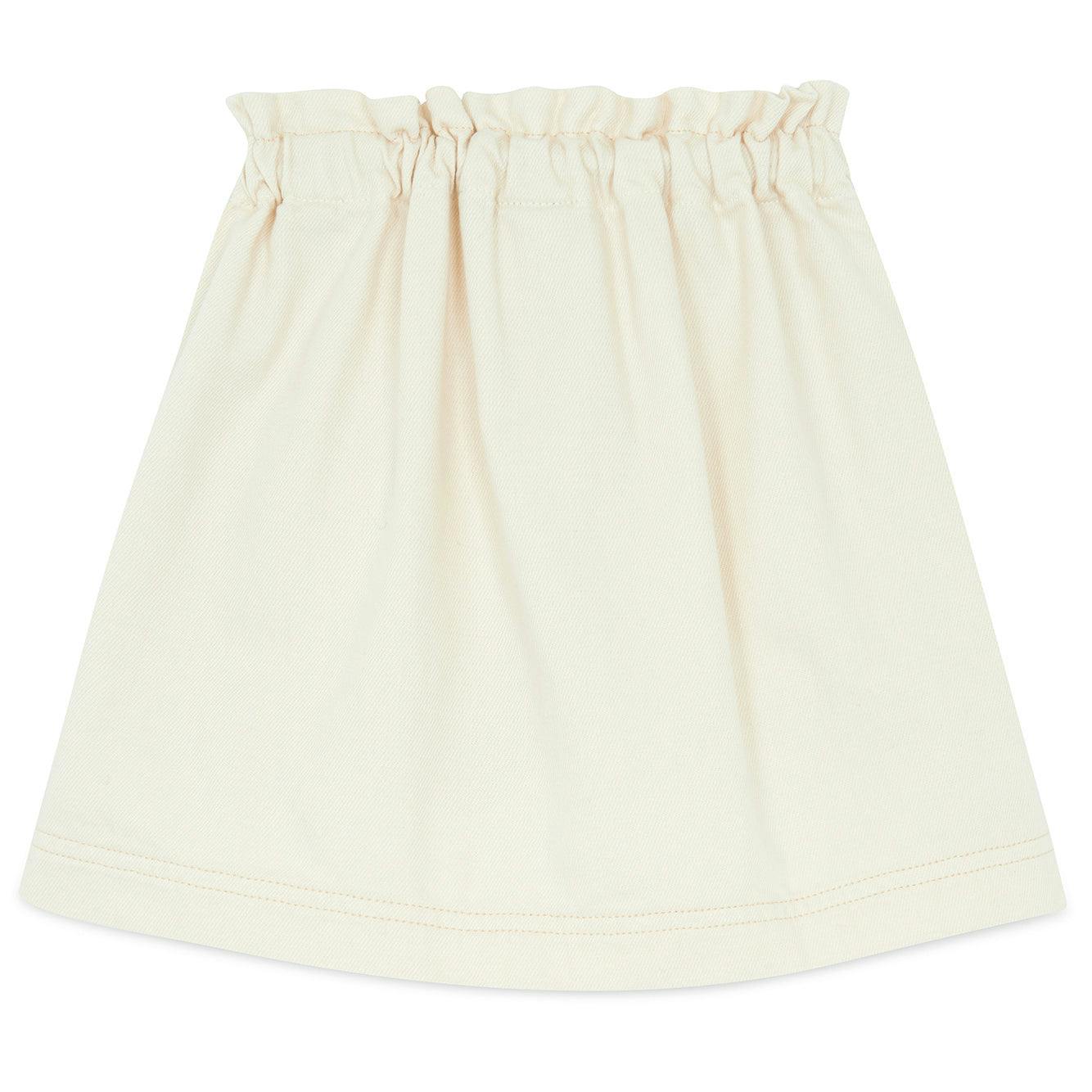 BONTON Heart-Pocket Douchka Skirt - Marshmallow