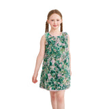 Green Sylvie Floral Textured Dress