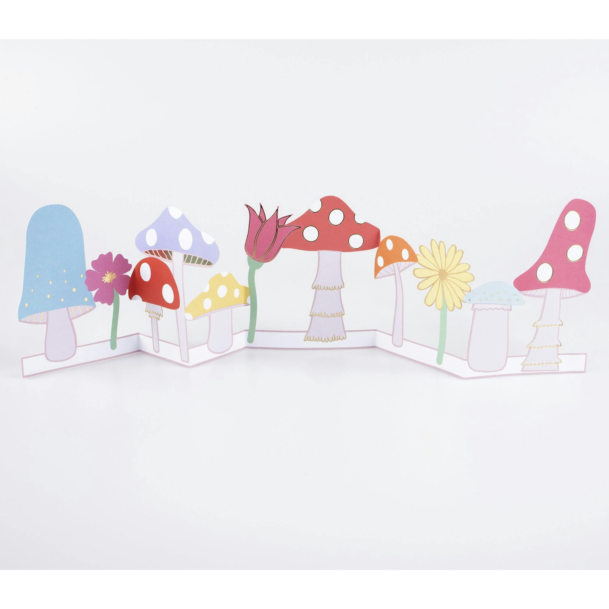 Mushroom Concertina Card