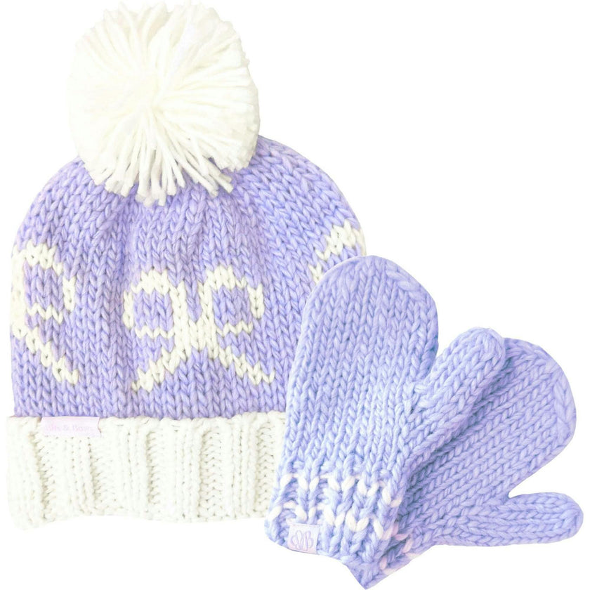 Knit Mittens - Lavender