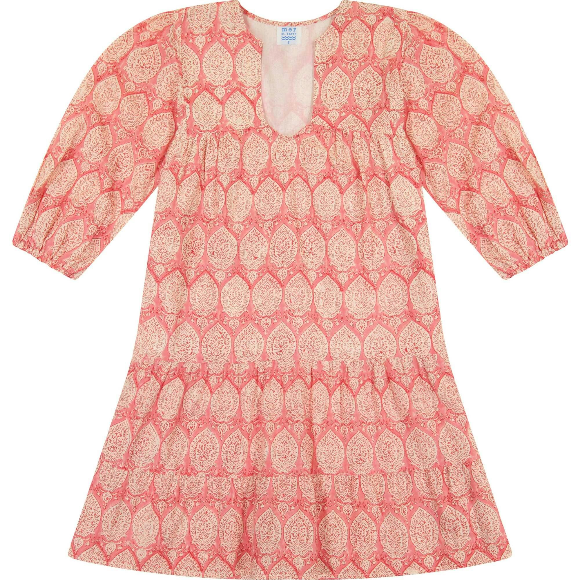 Women's Veronique Dal Block Print Dress, Prints